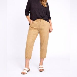 J. Crew Point Sur Seaside Pant in Linen Lyocell Blend Size 14 Style G4611